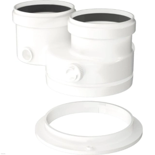 Bosch/Buderus rozdělovač odkouření 2x80mm